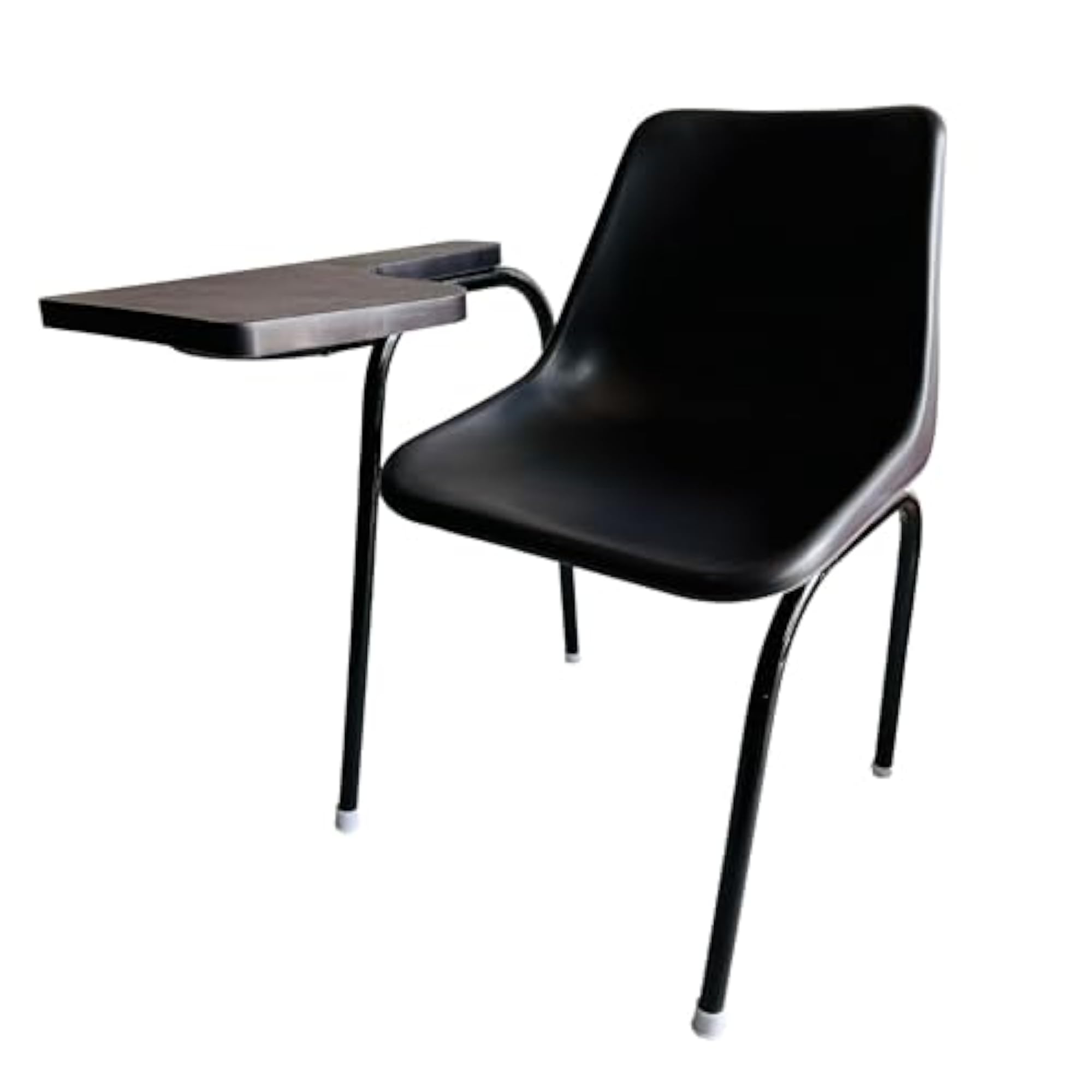 Heavy Duty Study Chair with Armrests, Black